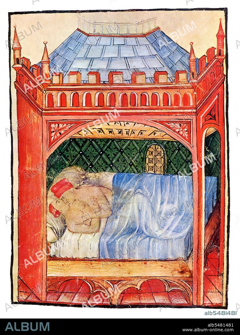 The Tacuinum (sometimes Taccuinum) Sanitatis is a medieval handbook on health and wellbeing, based on the Taqwim al-sihha ????? ????? ('Maintenance of Health'), an eleventh-century Arab medical treatise by Ibn Butlan of Baghdad. Ibn Butlân was a Christian physician born in Baghdad and who died in 1068. He sets forth the six elements necessary to maintain daily health: food and drink, air and the environment, activity and rest, sleep and wakefulness, secretions and excretions of humours, changes or states of mind (happiness, anger, shame, etc). According to Ibn Butlân, illnesses are the result of changes in the balance of some of these elements, therefore he recommended a life in harmony with nature in order to maintain or recover one’s health. Ibn Butlân also teaches us to enjoy each season of the year, the consequences of each type of climate, wind and snow. He points out the importance of spiritual wellbeing and mentions, for example, the benefits of listening to music, dancing or having a pleasant conversation. Aimed at a cultured lay audience, the text exists in several variant Latin versions, the manuscripts of which are characteristically profusely illustrated. The short paragraphs of the treatise were freely translated into Latin in mid-thirteenth-century Palermo or Naples, continuing an Italo-Norman tradition as one of the prime sites for peaceable inter-cultural contact between the Islamic and European worlds. Four handsomely illustrated complete late fourteenth-century manuscripts of the Taccuinum, all produced in Lombardy, survive, in Vienna, Paris, Liège and Rome, as well as scattered illustrations from others, as well as fifteenth-century codices.