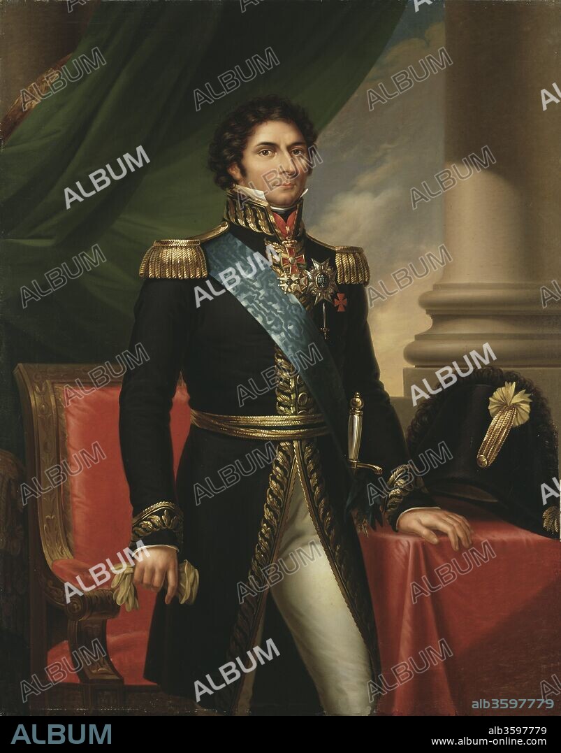 FREDRIC WESTIN. Portrait of Jean Baptiste Jules Bernadotte (1763-1844), Marshal of France, King of Sweden and Norway.
