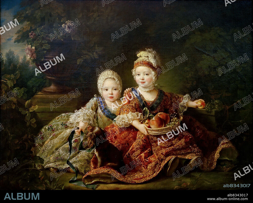 FRANçOIS-HUBERT DROUAIS. Louis Stanislas Xavier (1755-1824), Count of Provence, and his elder brother, Louis Auguste, Duke of Berry, (later Louis XVI).