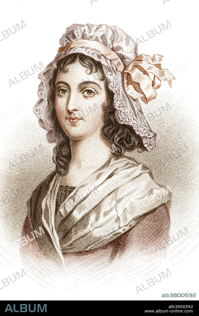 Charlotte Corday (1768-1793), figure of the French Revolution. In 1793, she was executed under the guillotine for the assassination of Jacobin leader Jean-Paul Marat. Her decision to kill Marat was stimulated not only by her revulsion at the September Massacres, for which she held Marat responsible, but by her fear of an all-out civil war. She believed that Marat was threatening the Republic, and that his death would end violence throughout the nation. She also believed that King Louis XVI should not have been executed. She went to Marat's home on the evening of July 13th, claiming to have knowledge of a planned Girondist uprising in Caen. He wrote down the names of the Girondists that she gave to him, then she pulled out the knife and plunged it into his chest, piercing his lung, aorta and left ventricle, and died almost instantly. At her trial, when Corday testified that she had carried out the assassination alone, saying, I killed one man to save.