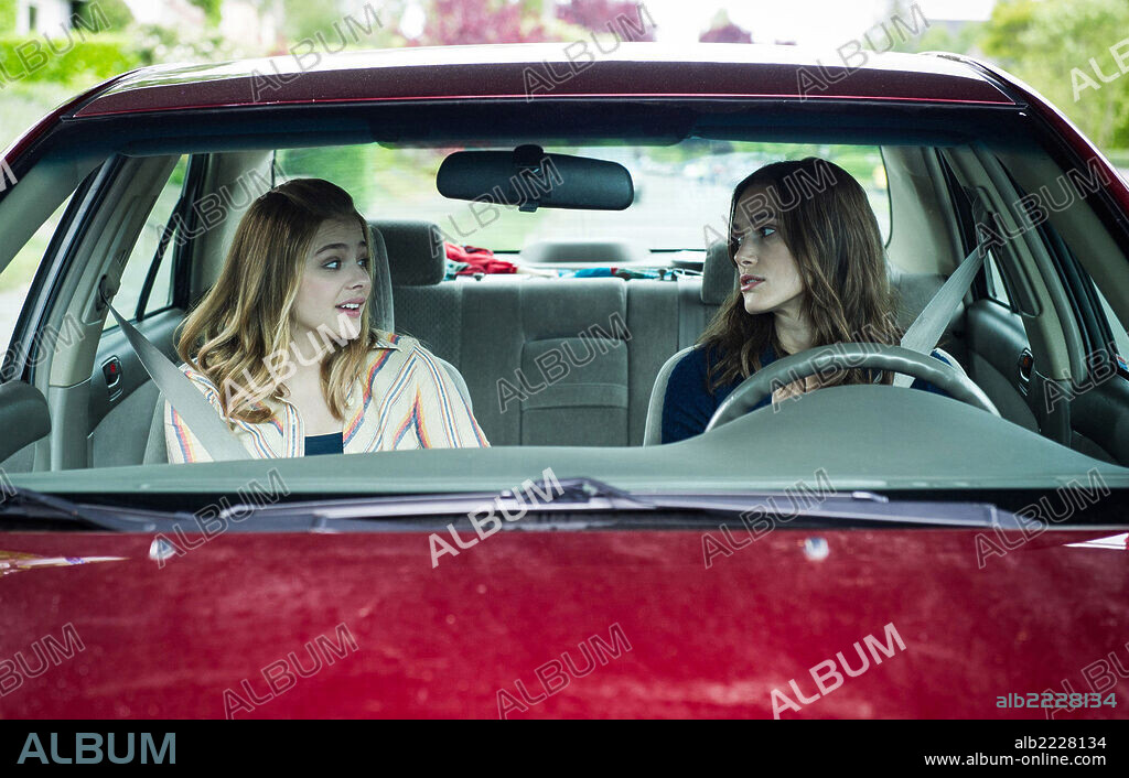 CHLOE GRACE MORETZ and KEIRA KNIGHTLEY in LAGGIES, 2014, directed by LYNN SHELTON. Copyright ANONYMOUS CONTENT.