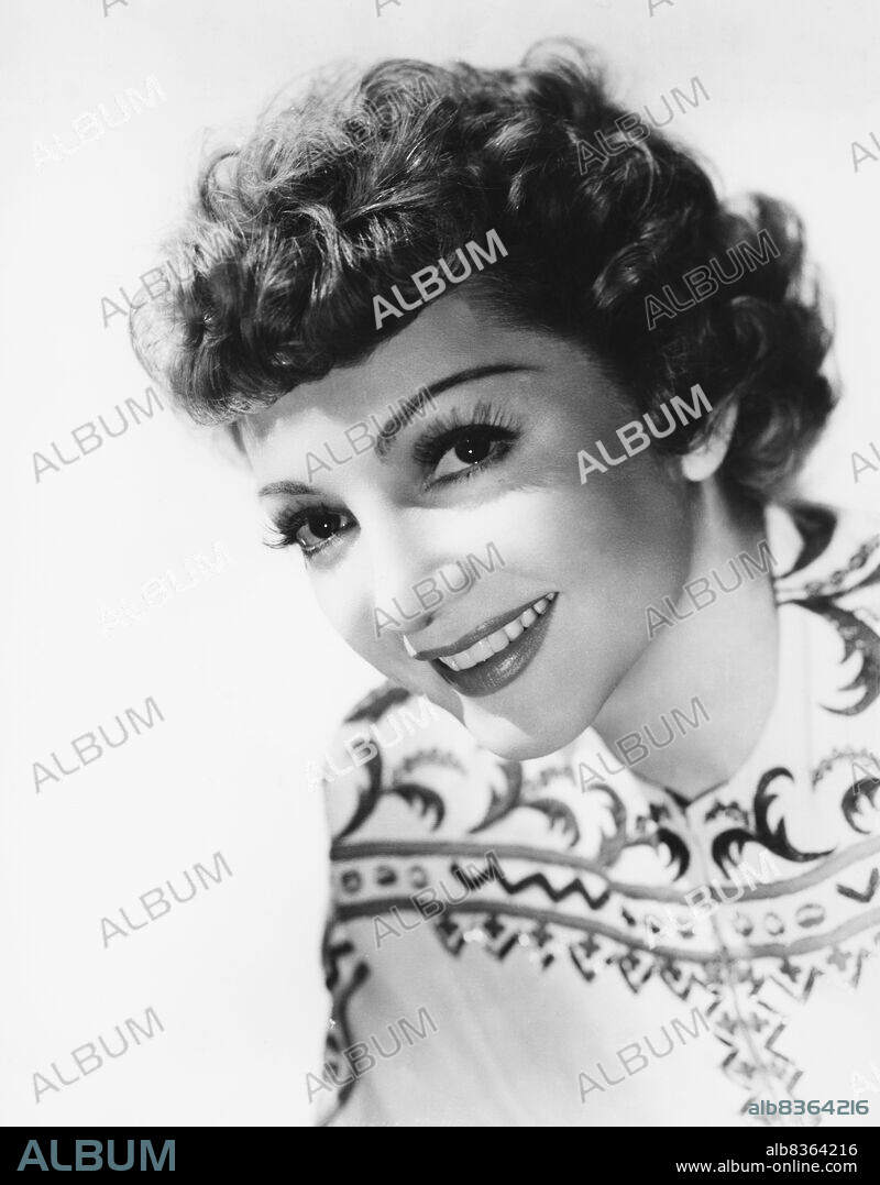 Claudette Colbert (1905-1996), actriz de cine y teatro estadounidense de origen francés.