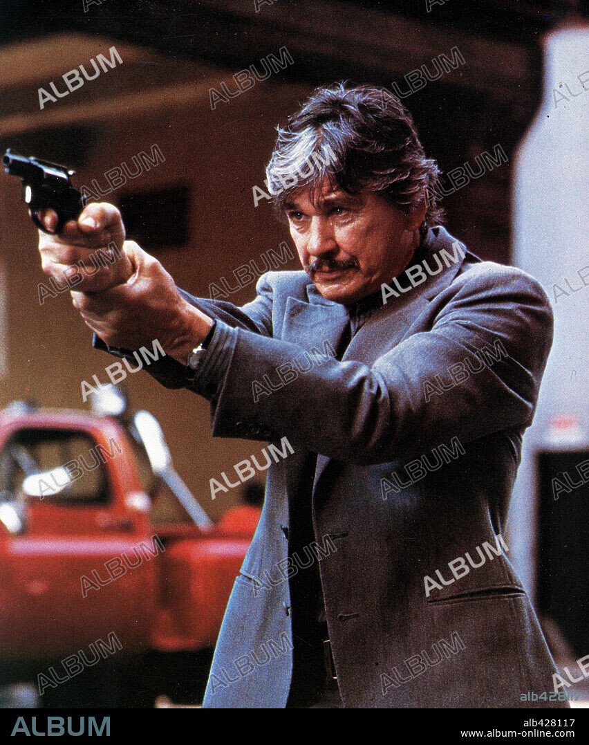 CHARLES BRONSON in MURPHY'S LAW, 1986, directed by J. LEE THOMPSON. Copyright CANNON FILMS.