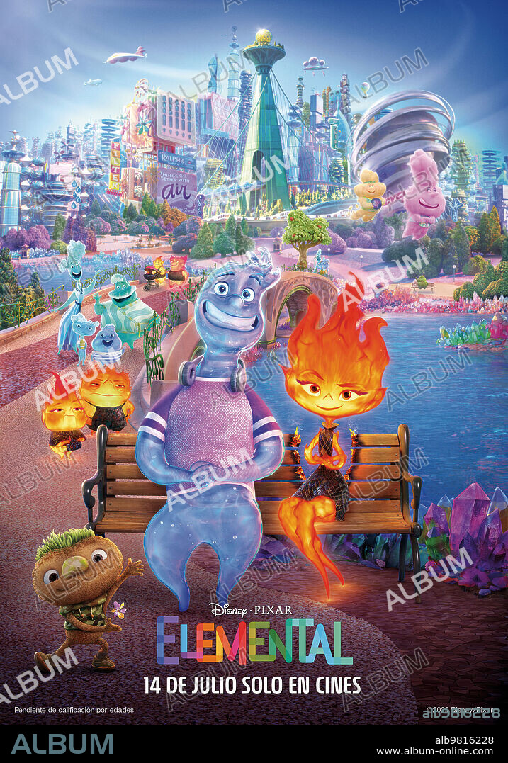 Poster of ELEMENTAL, 2023, directed by PETER SOHN. Copyright Pixar  Animation Studios / Walt Disney Pictures. - Album alb9816228