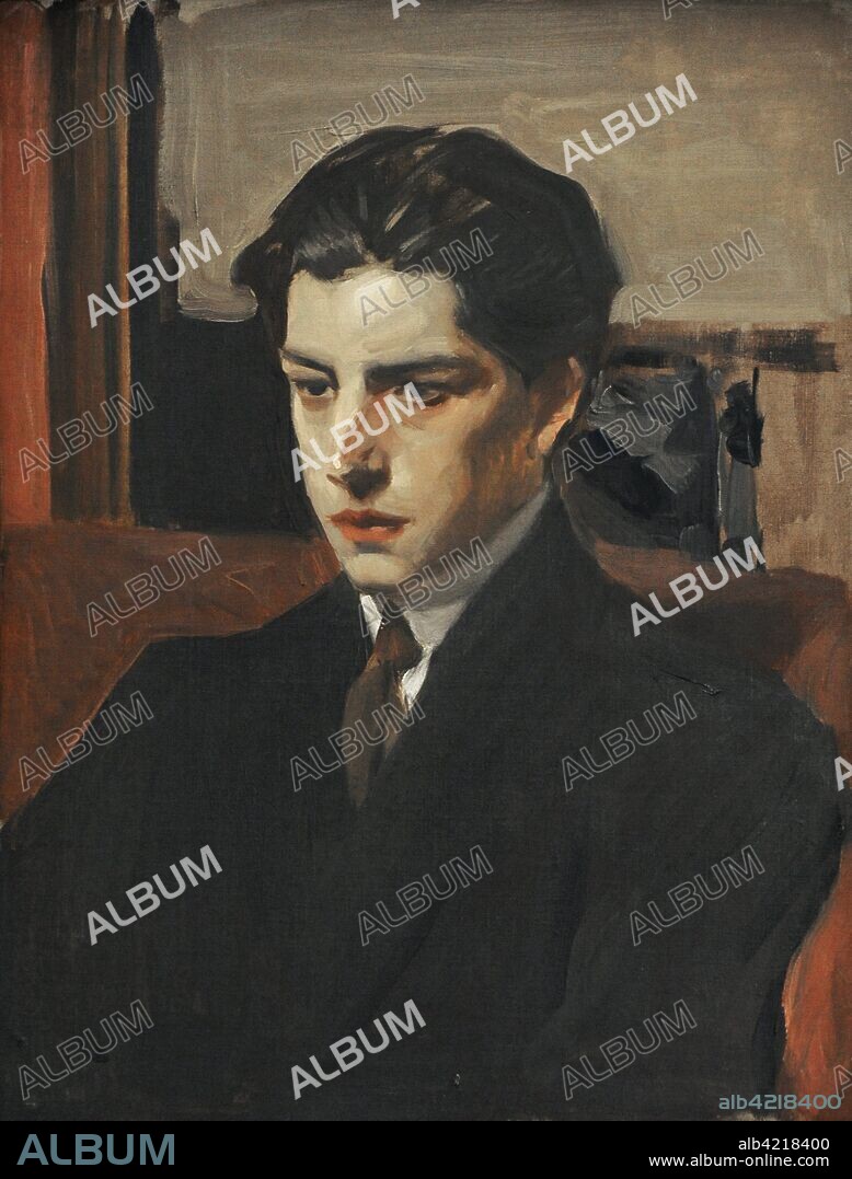 Joaquin Sorolla y Bastida (1863-1923). Spanish painter. Portrait of his son Joaquin Sorolla Garcia (1892-1948) at 22 years old, 1914. Sorolla Museum. Madrid. Spain.