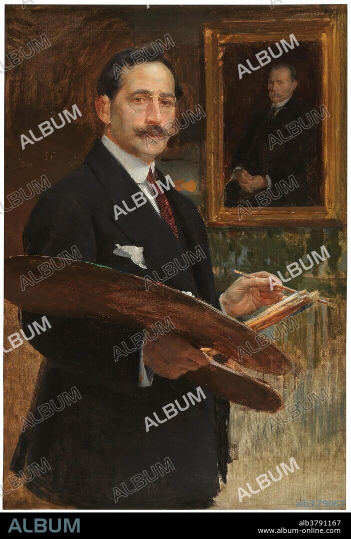 Enrique Simonet Lombardo / 'Self-Portrait'. 1910. Oil on canvas.