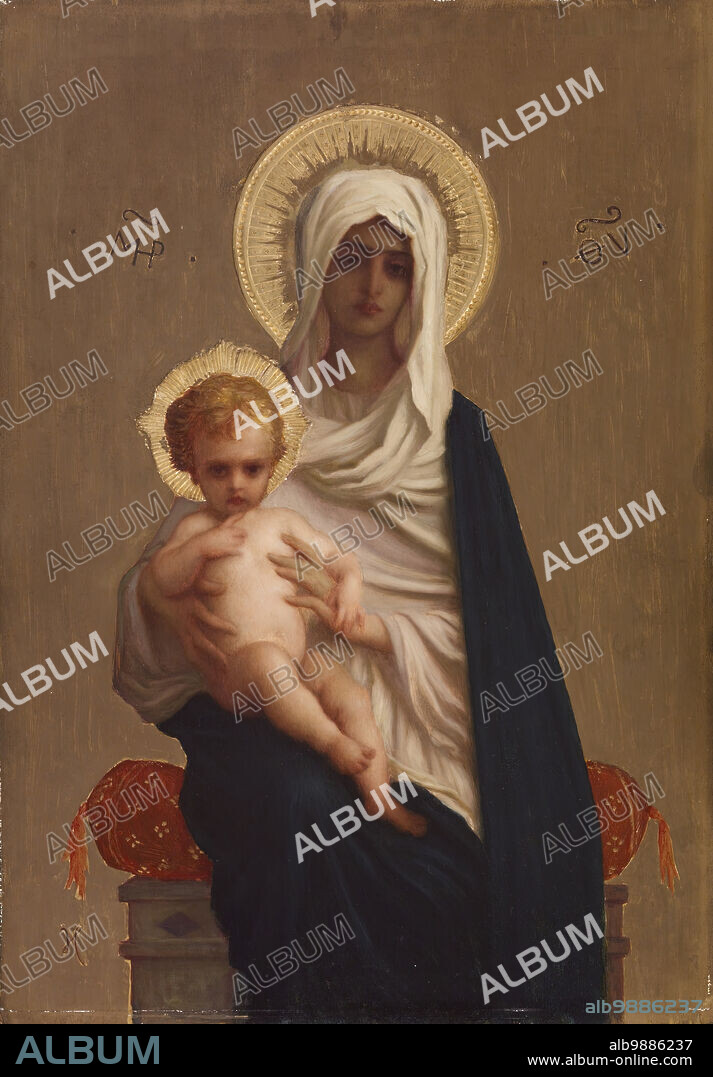 ANTOINE AUGUSTE ERNEST HEBERT. Virgin of the Deliverance, after 1872. Hébert was yet another of the artists working in the orbit of Paul Delaroche whose name fell into relative obscurity in the last century. He was, in fact, like Delaroche, one of the most highly regarded and decorated painters of his generation, winning medals at several "Expositions Universelles" (World's Fairs). He received the Grande Croix of the Legion of Honor in 1903.