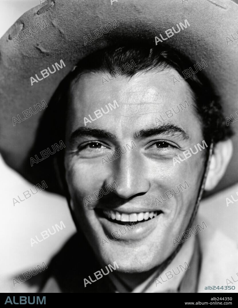 GREGORY PECK en DUELO AL SOL, 1946 (DUEL IN THE SUN), dirigida por KING VIDOR. Copyright SELZNICK/RKO.