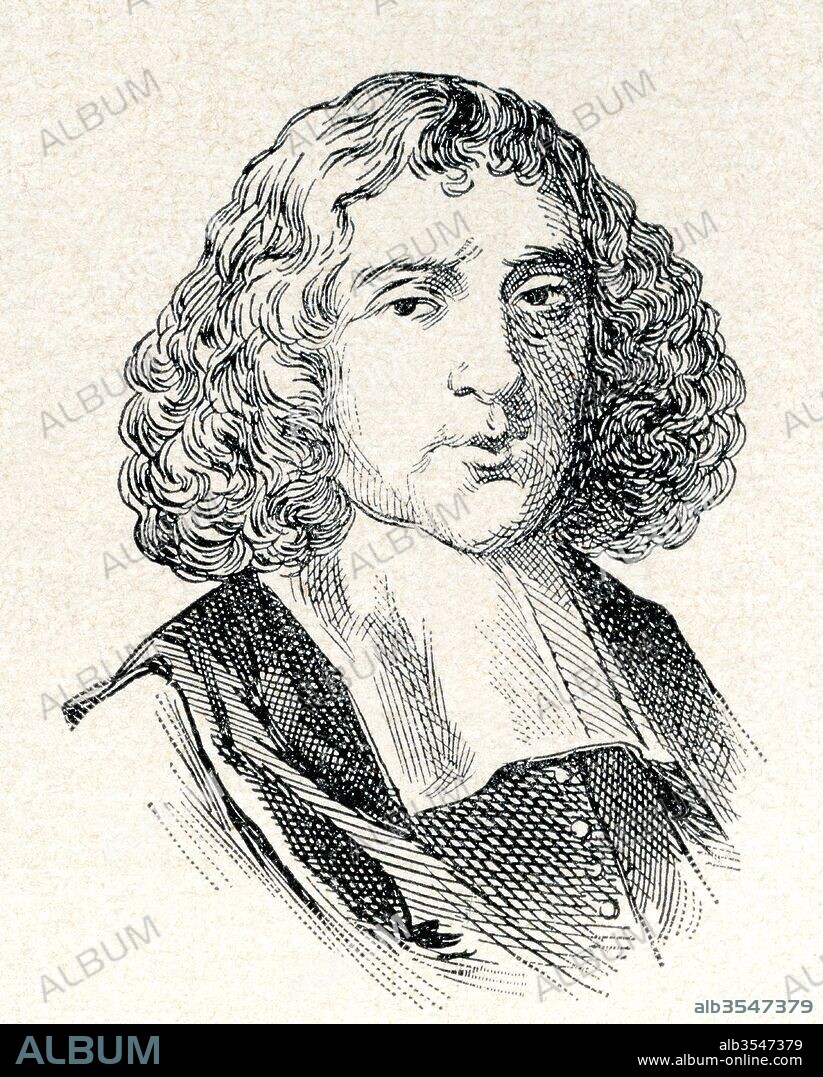 Baruch Spinoza, born Benedito de Espinosa, aka Benedict de Spinoza, 1632 –1677. Dutch philosopher of Sephardi/Portuguese origin. From Enciclopedia Ilustrada Segui, published c. 1900.
