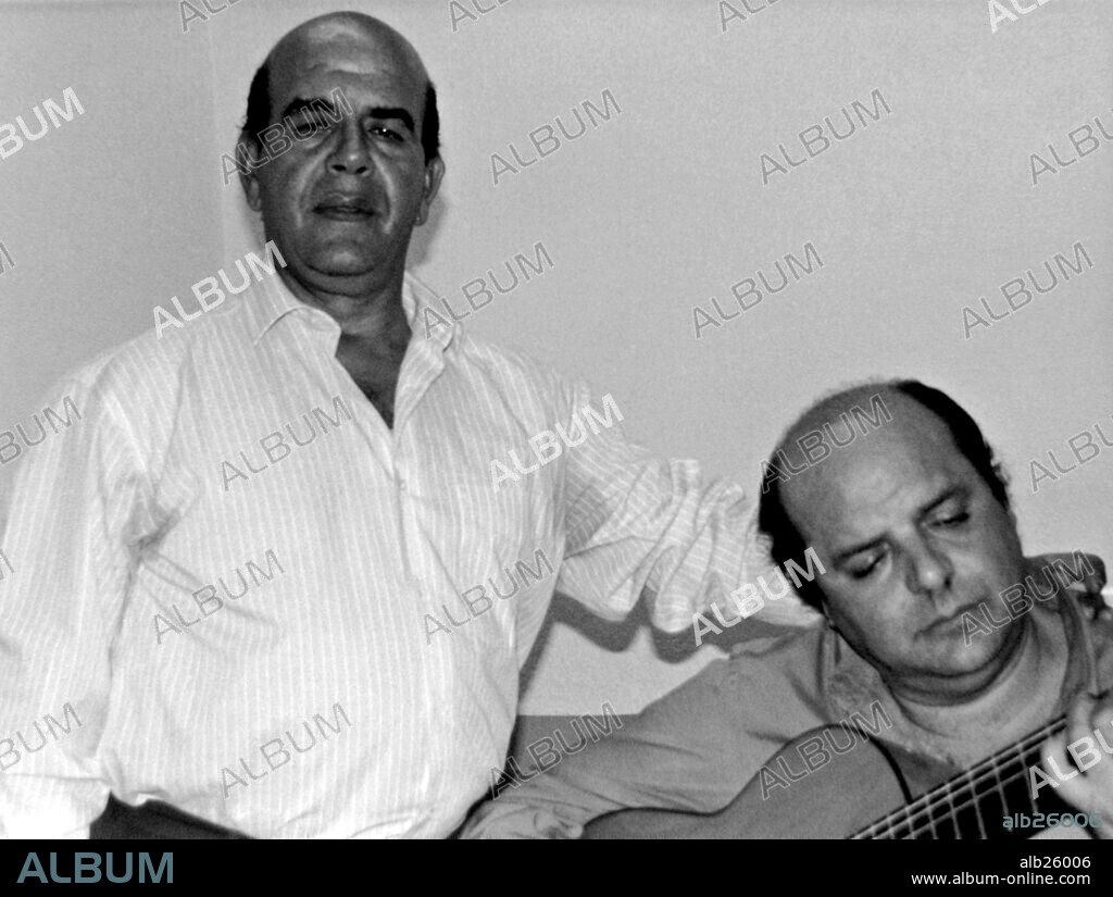 Juan Cantero y Miguel Vargas. Peña flamenca. Cerdanyola, Barcelona. 1999.