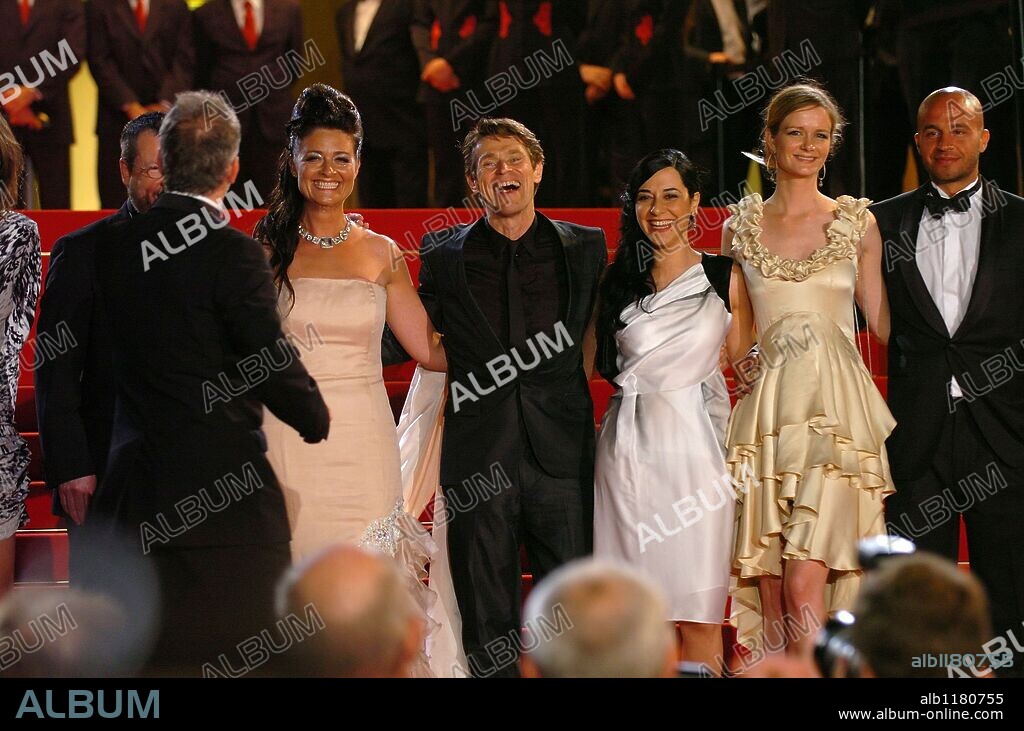 May 18, 2009 - Cannes, France - Actors YVAN ATTAL and CHARLOTTE GAINSBOURG, director LARS VON TRIER, wife BENTE FROGE, WILLEM DAFOE at the premiere screening of 'Antichrist' at the 62nd Annual Cannes Film Festival. 18/05/2009
