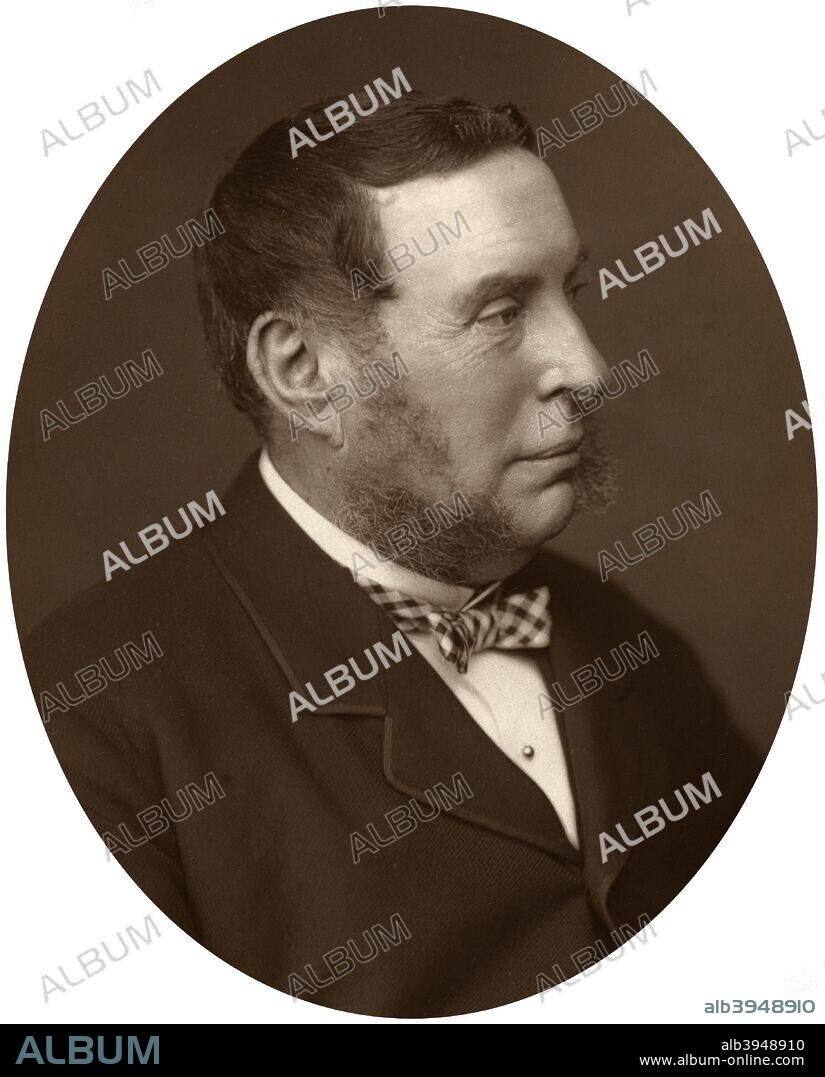 Sir George Jessel, Master of the Rolls, 1881. Jessel (1824-1883) was called to the bar at Lincolns Inn in 1847. He entered Parliament as a Liberal MP for Dover in 1868, and was appointed Solicitor-General in 1871, after having impressed Gladstone with two speeches in the House on the Bankruptcy Bill. In 1873 Jessel succeeded Lord Romilly as Master of the Rolls, a position he held until his death in 1883. From Men of Mark: a gallery of contemporary portraits of men distinguished in the Senate, the Church, in science, literature and art, the army, navy, law, medicine, etc. Photographed from life by Lock and Whitfield, with brief biographical notices by Thompson Cooper. (Conducted by G. C. Whitfield.) (London, 1876-1883).