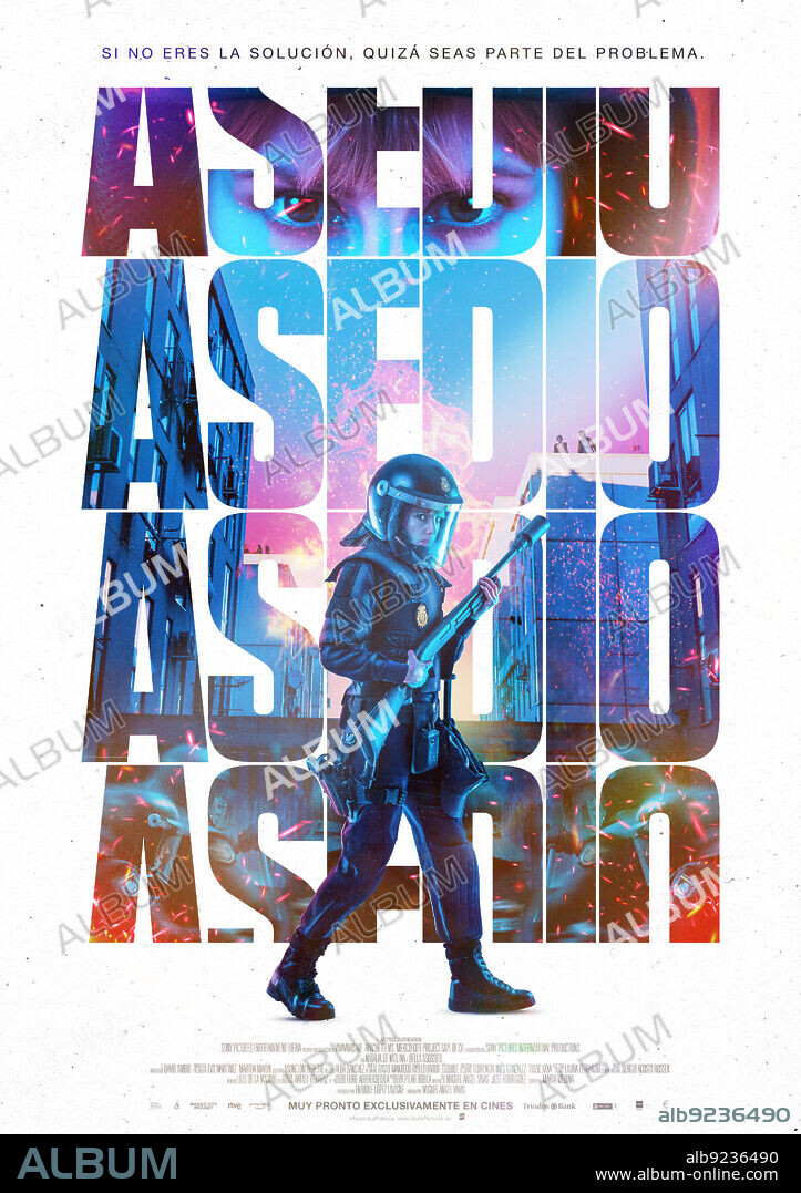 Poster of ASEDIO, 2023, directed by MIGUEL ANGEL VIVAS. Copyright Apache Films / RTVE / Amazon Prime Video.
