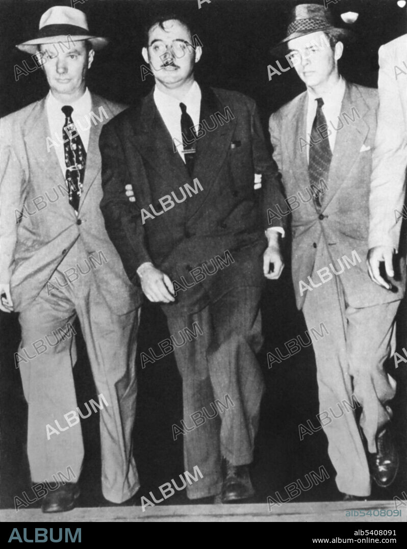 Julius Rosenberg with FBI agent escorts.Julius (May 12, 1918 - June 19, 1953) and Ethel (September 28, 1915 - June 19, 1953) Rosenberg were United States citizens who spied for the Soviet Union and were tried, convicted, and executed for conspiracy to commit espionage. They were instrumental in the transmission of information about top-secret military technology and prototypes of mechanisms related to the atomic bomb, which were of value to the Soviet nuclear weapons program. Defenders of the Rosenbergs, including their sons, maintained that they were innocent and victims of Cold war paranoia. After the fall of the USSR, information concerning the case was declassified, including a decoded Soviet cables, which detailed Julius's role as a courier and recruiter for the Soviets and Ethel's role as an accessory. The Rosenbergs' sons' believe that he did not deserve the death penalty and that she was wrongly convicted.
