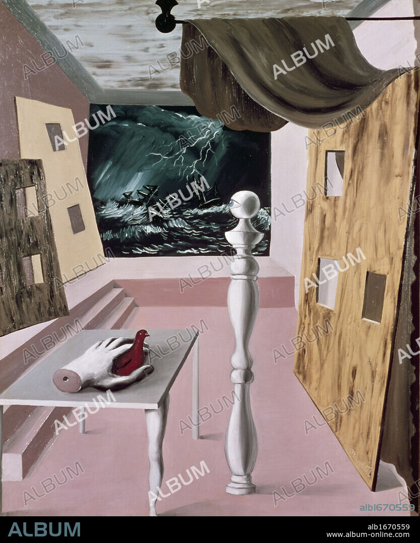 RENÉ MAGRITTE. Difficult Crossing by Rene Magritte, 1898-1967.