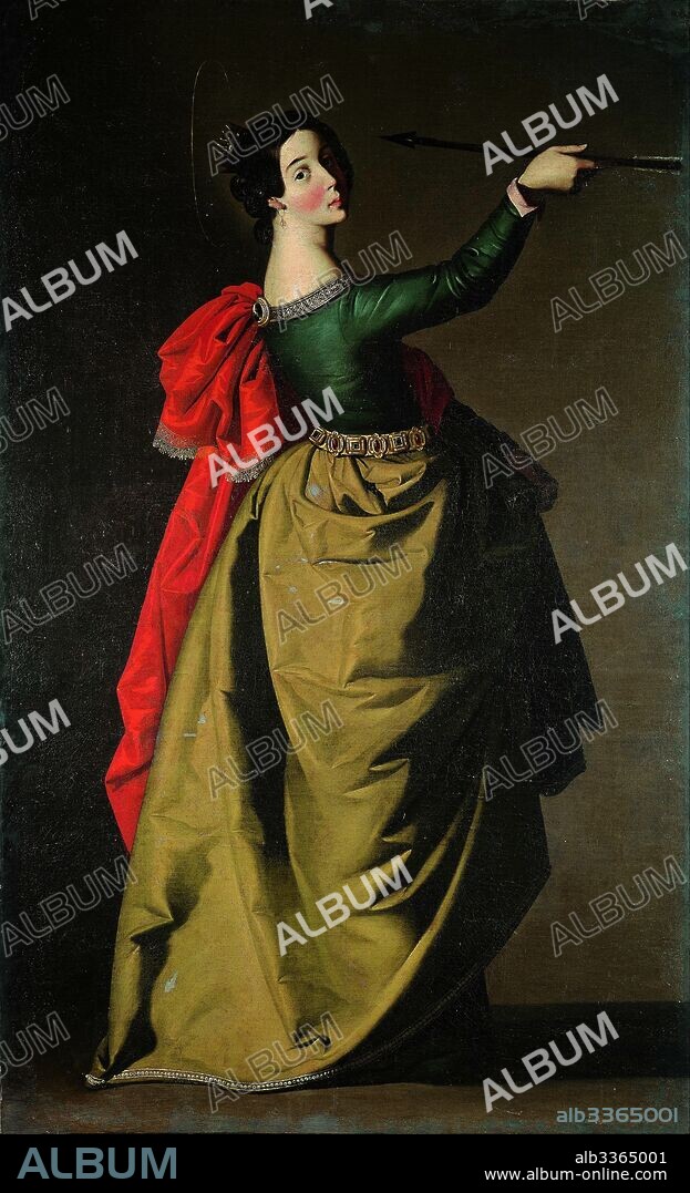 FRANCISCO DE ZURBARAN. Saint Ursula.