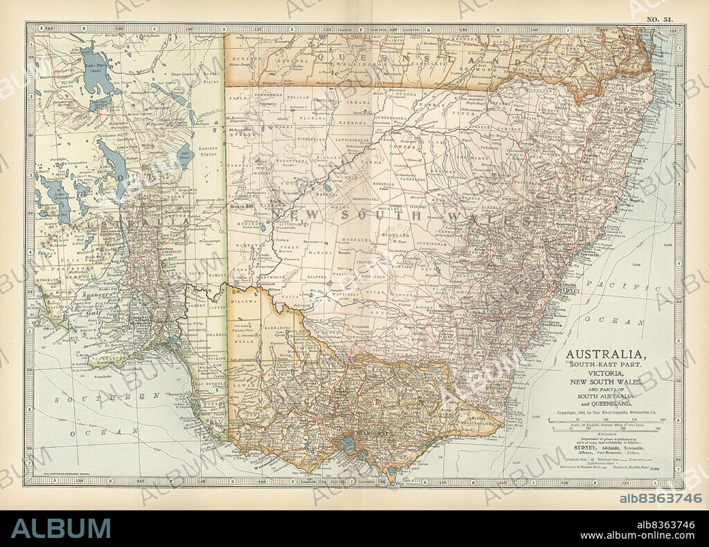 Map of southeast Australia.