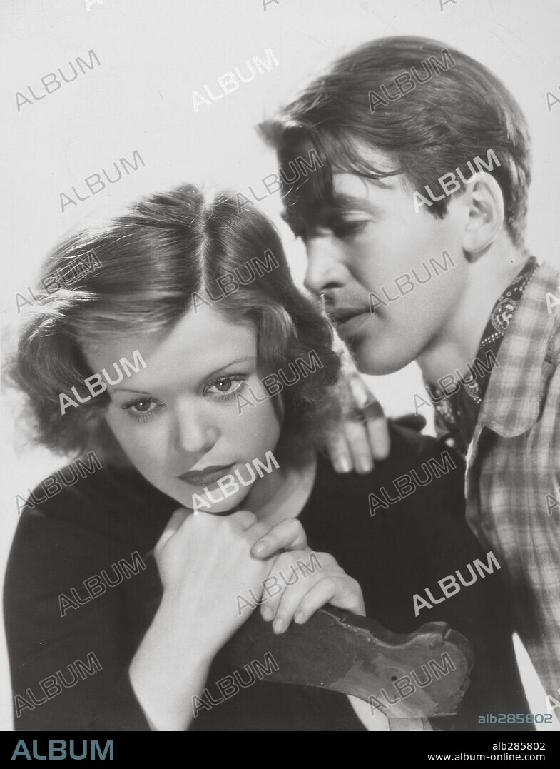 JAMES STEWART y SIMONE SIMON en EL SÉPTIMO CIELO, 1937 (SEVENTH HEAVEN), dirigida por HENRY KING. Copyright 20TH CENTURY FOX.