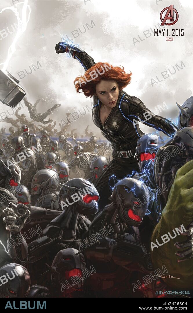 Poster of AVENGERS: AGE OF ULTRON, 2015, directed by JOSS WHEDON. Copyright MARVEL STUDIOS.