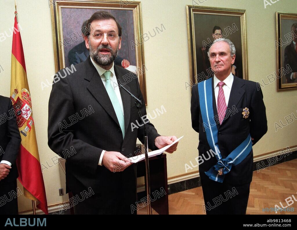Madrid.30.11.2000.  Entrega de la gran cruz orden de Malta A Javier de Oraa. Foto: Julian de Domingo. Archdc.