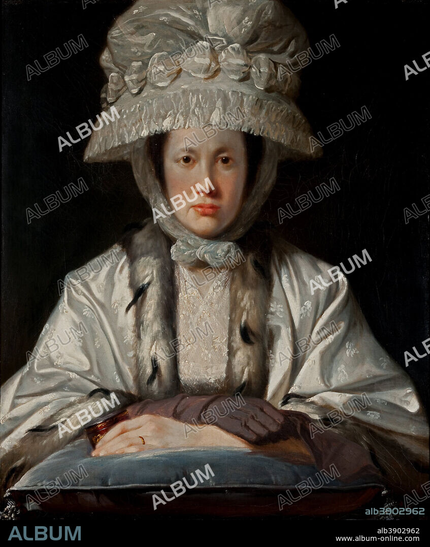 TILLY KETTLE. Portrait of Anne Howard-Vyse. Date/Period: 1780. Painting. Oil on canvas Oil on canvas. Height: 762 mm (30 in); Width: 635 mm (25 in).