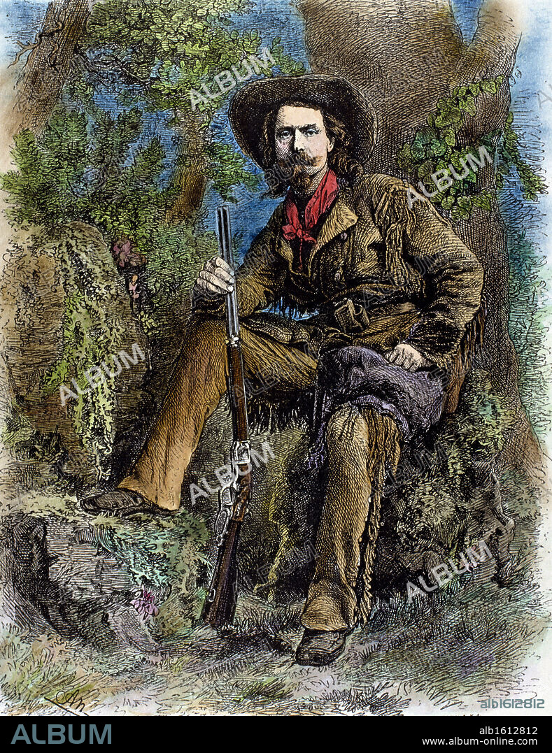 AMERICAN HISTORY. Buffalo Bill (1846-1917)  (Born William F. Cody)  Stock Montage, Inc.
