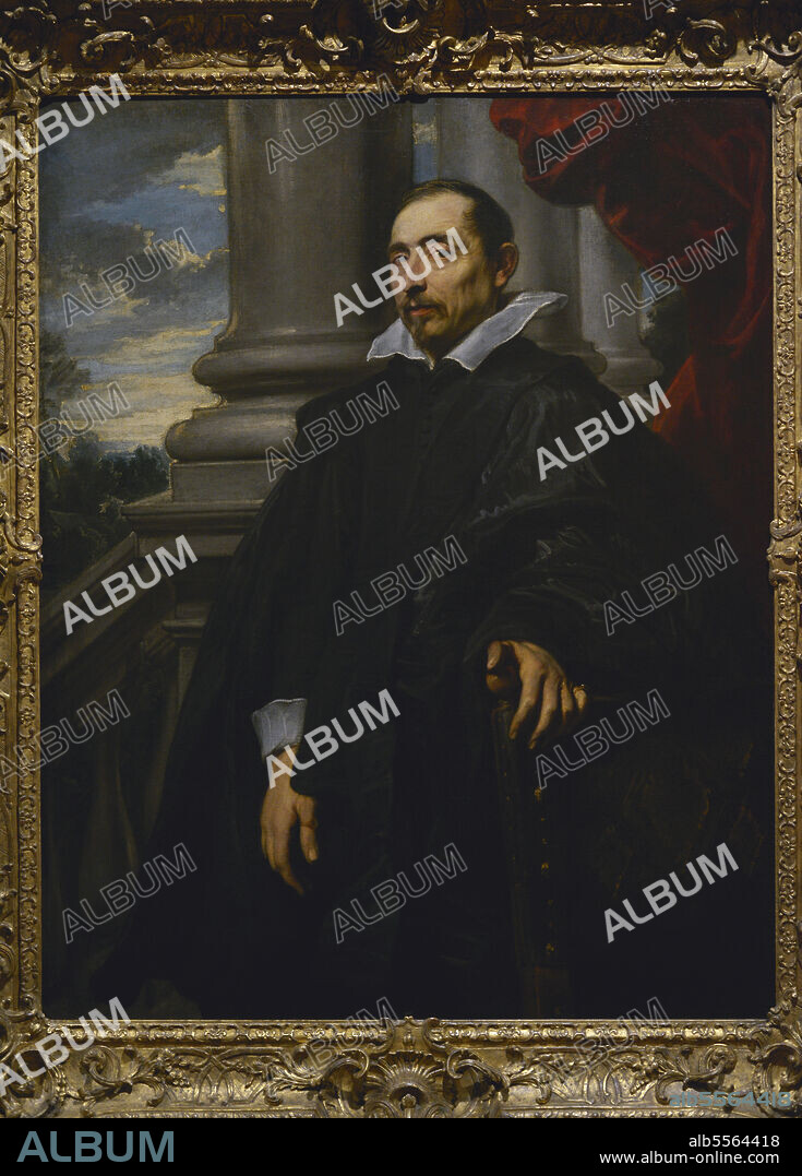 ANTON VAN DYCK (1599-1641). FLEMISH PAINTER.. Anton van Dyck (1599-1641). Pintor flamenco. Retrato de un Hombre, h. 1620-1621. Oleo sobre lienzo. Museo Calouste Gulbenkian. Lisboa. Portugal.