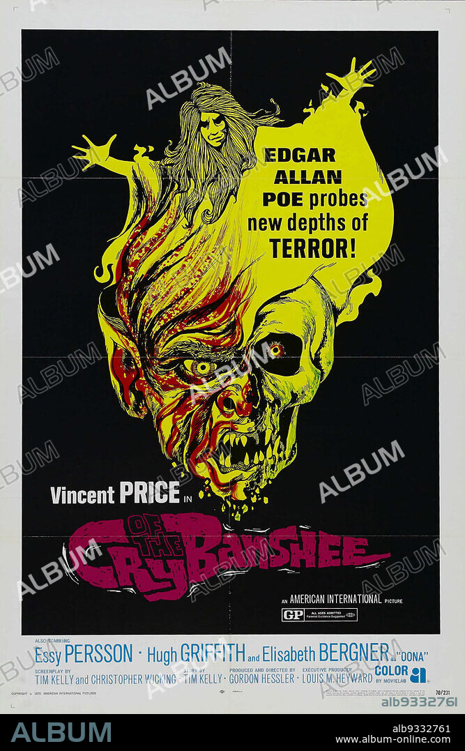 Poster of CRY OF THE BANSHEE, 1970, directed by GORDON HESSLER. Copyright American International Productions.