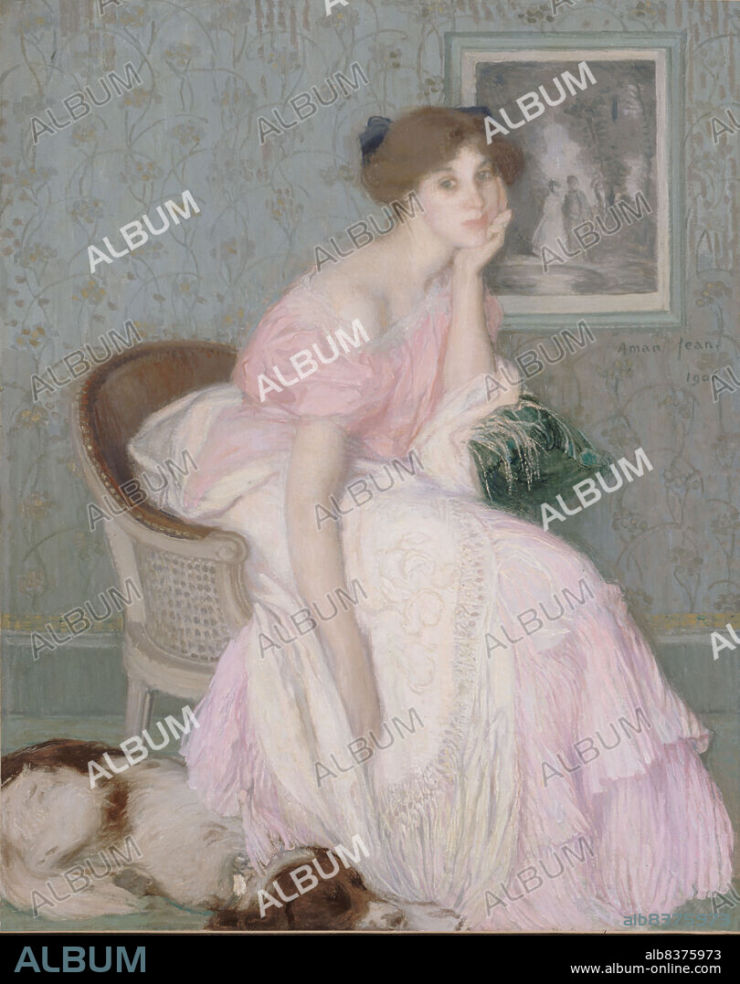 EDMOND FRANçOIS AMAN-JEAN. Portrait of Miss Ella Carmichael, 1906.
