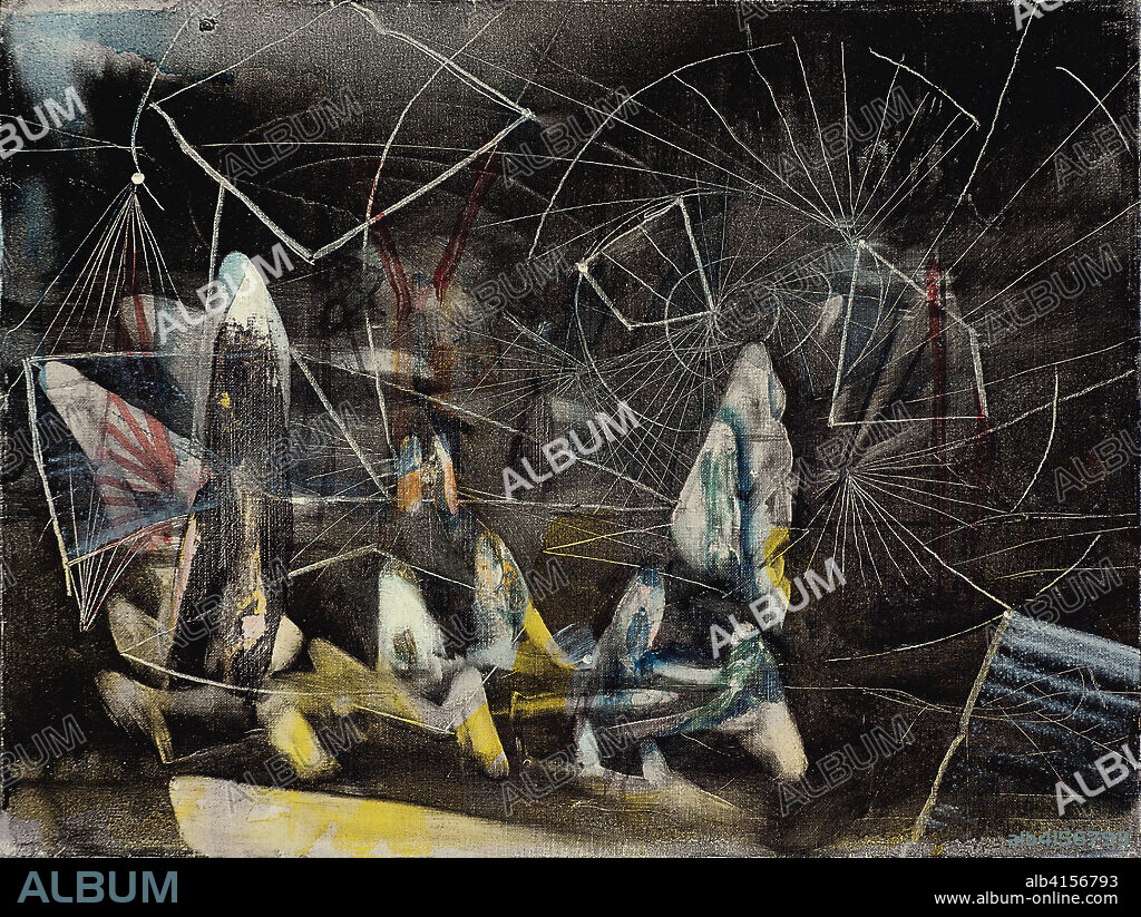 Roberto Matta (Santiago de Chile, 1911- Civitavecchia, 2002). Untitled (1942 - 1943). Oil on canvas. 30.5 x 40.5 cm.