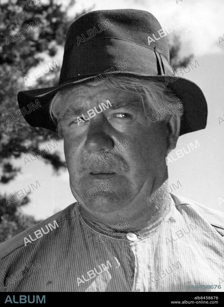 1948-02-21. Skådespelaren Adolf Jahr i filmen "Ådalens poesi". Foto: SvD / TT / kod 12014.