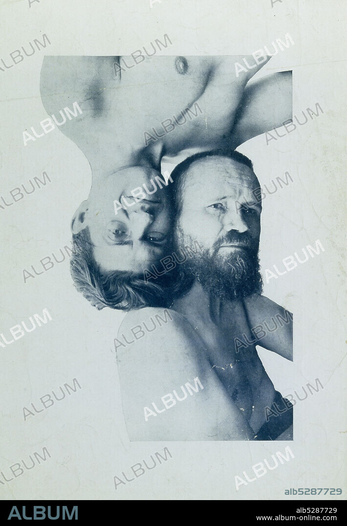 JOHN HEARTFIELD. Double portrait of Johannes Baader and Raoul Hausmann.