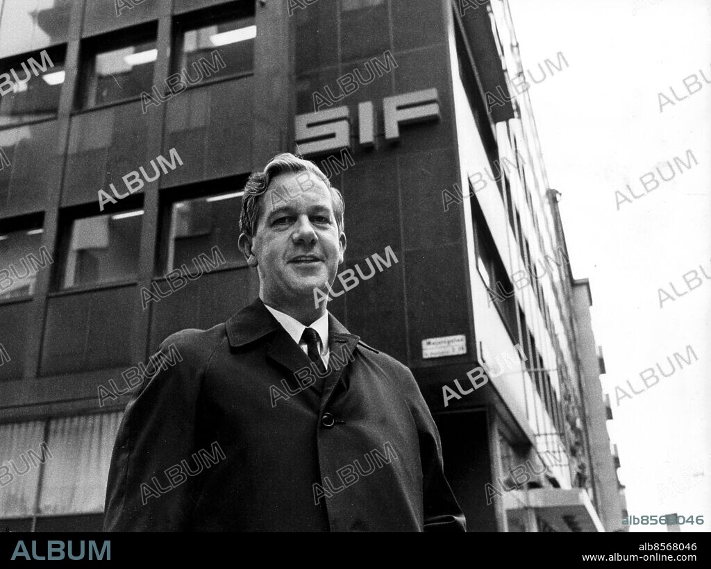 STOCKHOLM 19730928 . Ingvar Seregard, initiativtagare till Privattjänstemannakartellen (PTK) har efter en kort tids sjukdom avlidit 78 år gammal. Ingvar Seregard hörde till den svenska fackföreningsrörelsens främsta förgrundsgestalter under 1970- och 1980-talen och var PTKs ordförande 1973-1985. Seregard inledde sin fackliga bana på Sif under femtiotalet där han kom att ha flera centrala poster fram till uppdraget som ordförande för PTK./TT. Foto: Lennart Nygren/SCANPIX code 30132.