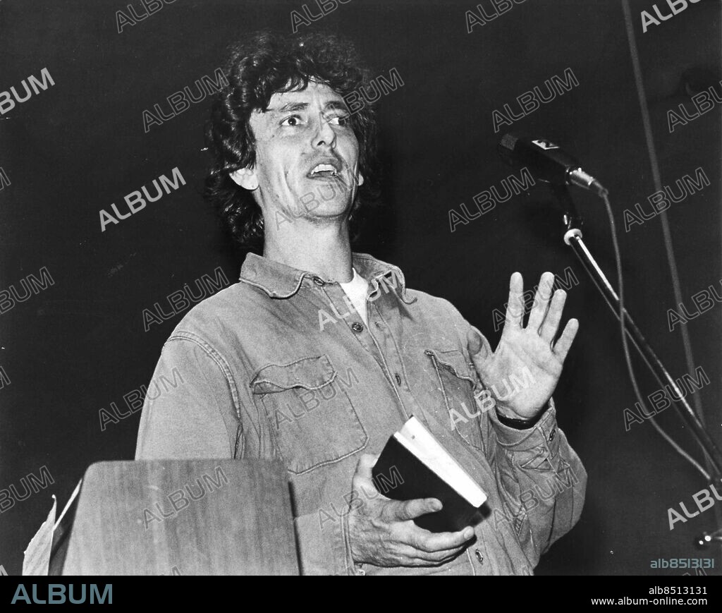 GÖTEBORG 1984-10-20.. Jacques Werup - svensk musiker, författare, poet, scenartist och manusförfattare. *** Local Caption *** GP Foto: Harry Nicolaisen / Kamerareportage / TT / Kod: 2524.