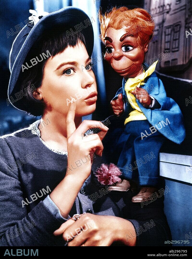 LESLIE CARON in LILI, 1953, directed by CHARLES WALTERS. Copyright M.G.M.