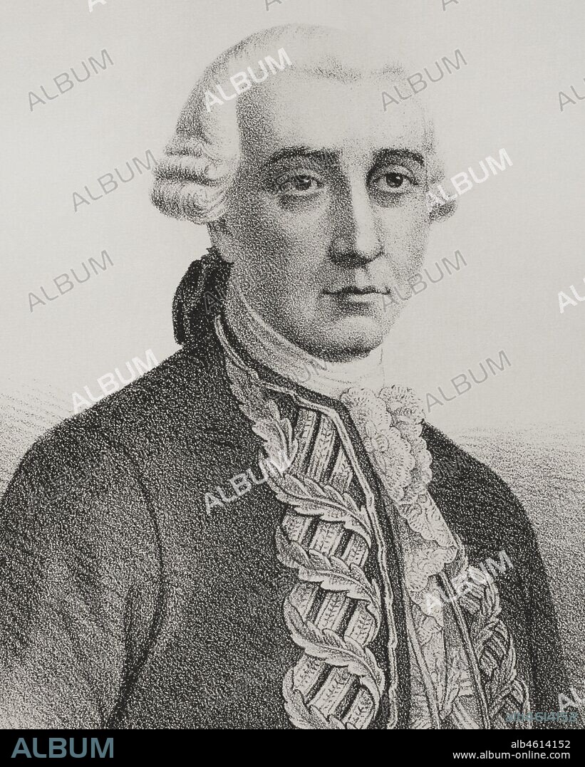 Pedro Caro y Sureda (1761-1811). Tercer Marqués de La Romana. Militar español. Retrato, detalle. Ilustración por Llanta. Litografía. Crónica General de España. Historia Ilustrada y Descriptiva de sus Provincias. Tomo Valencia,1867.