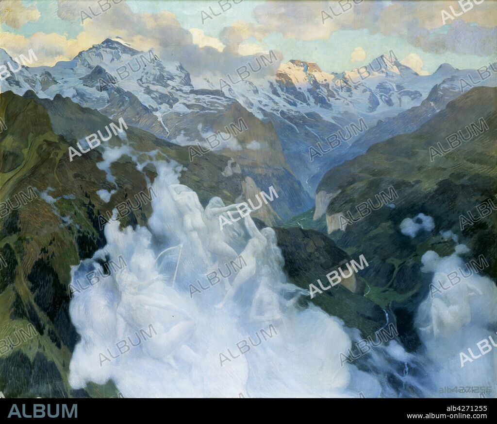 CHARLES GIRON. Clouds (Lauterbrunnen Valley).