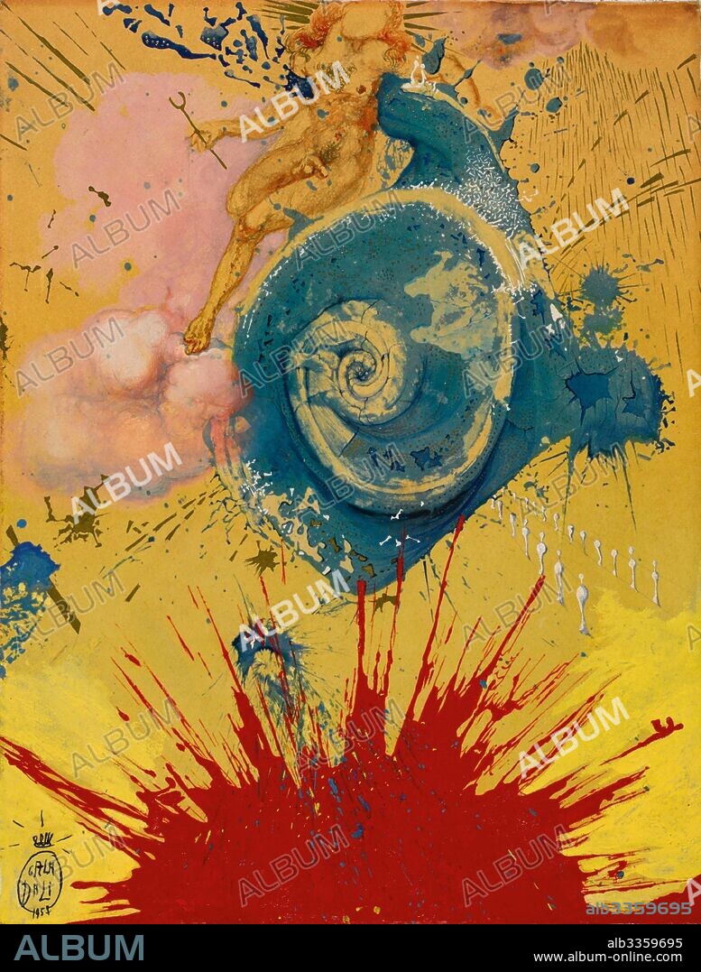SALVADOR DALÍ. The Aura of Cervantes or L'aurore.