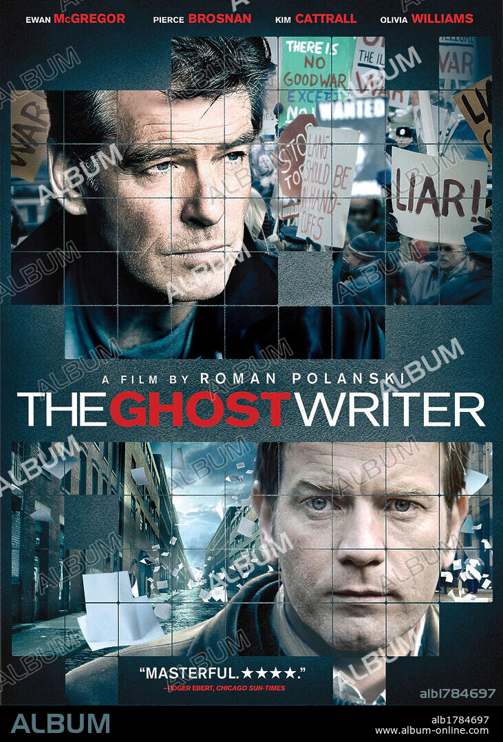 Poster de ESCRITOR, EL [THE GHOST WRITER], 2010 (THE GHOST WRITER), dirigida por ROMAN POLANSKI. Copyright FRANCE 2 CINEMA.