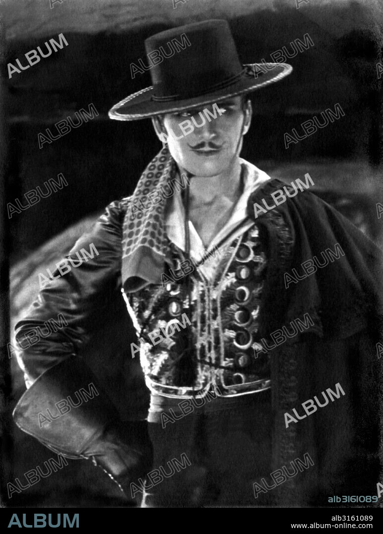 Hollywood, California: February 24, 1926 Douglas Fairbanks as Don Cesar in his film, 'Don Q Son Of Zorro'.