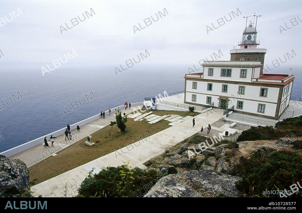 Lighthouse at Cape Fisterra, Fisterra. A Coruña province, Galicia, Spain.