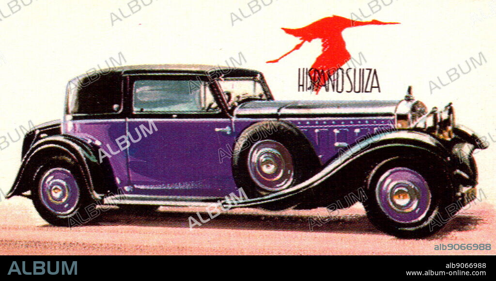 1931 Hispano-Suiza, Type 68 V12, 9.5 litres automobile.