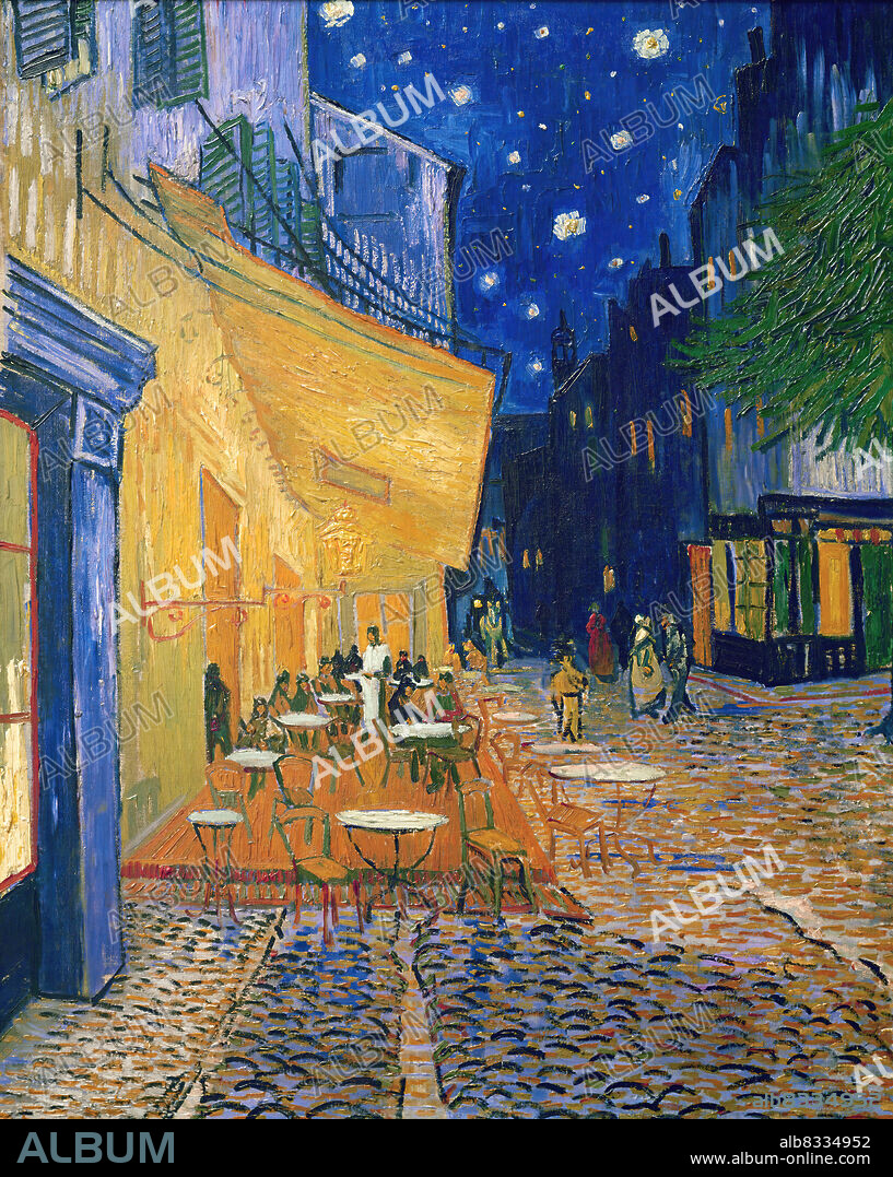 Vincent van Gogh/ Cafe-terrace at night (Place du forum in Arles). Arles, September 1888. Oil on canvas, 80,7 x 65,3 cm. Inv.Nr. KM 108.565.