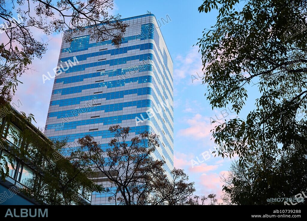 Millenium tower building, Francesc Maciá Avenue, Sabadell, Catalonia, Spain.