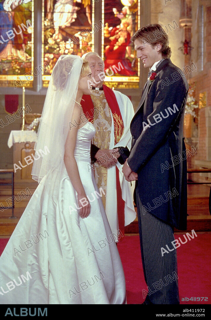 ASHTON KUTCHER y BRITTANY MURPHY en RECIEN CASADOS, 2003 (JUST MARRIED), dirigida por SHAWN LEVY. Copyright 20TH CENTURY FOX.