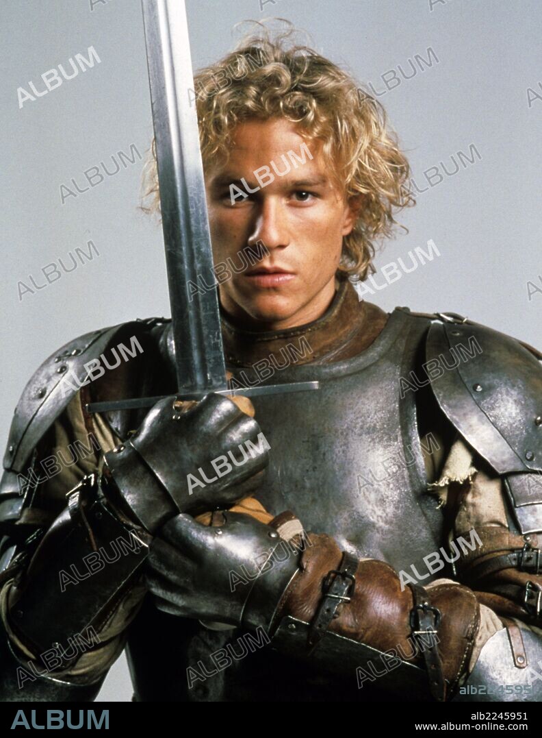 HEATH LEDGER in A KNIGHT'S TALE, 2001, directed by BRIAN HELGELAND. Copyright COLUMBIA PICTURES.