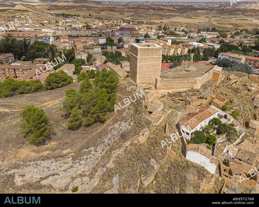 castillo de Arcos de Jalón, siglo XIV, Arcos de Jalón, Soria, comunidad autónoma de Castilla y León, Spain, Europe.