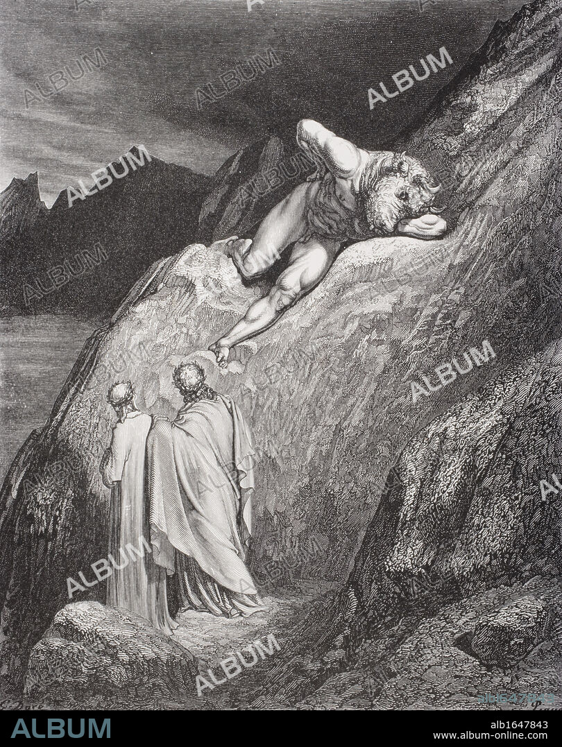 Engraving By Gustave Dore 1832-1883 French Artist And Illustrator For  Inferno By Dante Alighieri Canto Xiv Lines 37 To 39 PosterPrint - Item #