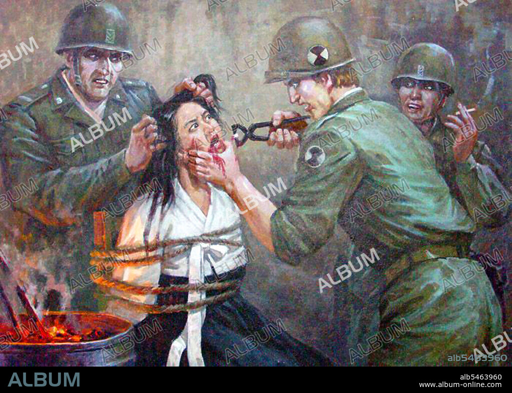 At the beginning of the Korean War in 1950 the town of Sinchon in North Korea was allegedly the site of a massacre of civilians by occupying U.S forces. North Korean sources claim the number of civilians killed over the 52-day period at over 35000 people; equivalent to one-fourth the county's population at the time. The North Korean government has operated the Sinchon Museum of American War Atrocities in Sinchon Town since 1958 displaying relics and remains from the incident.
