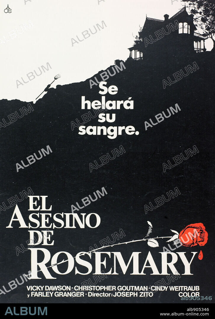 Poster de EL ASESINO DE ROSEMARY, 1981 (THE PROWLER). Copyright GRADUATION.